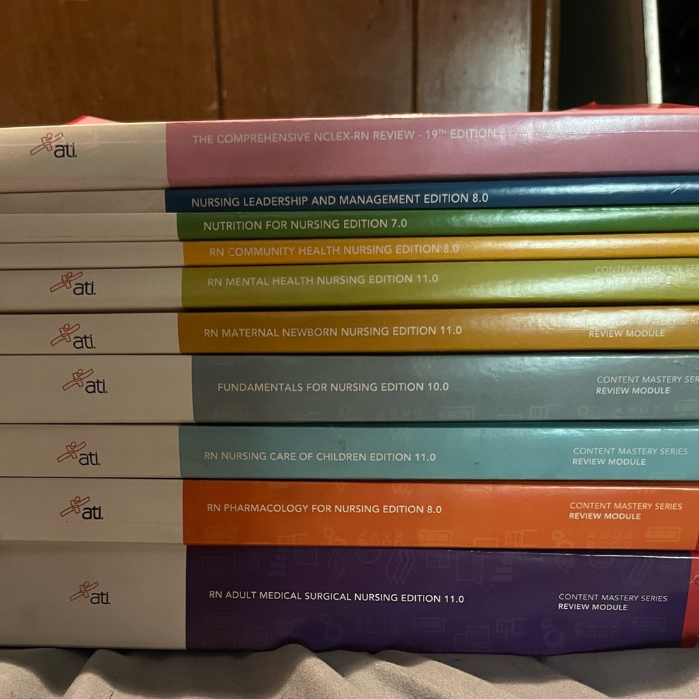 ATI RN Nursing Books Bundle 👩‍⚕️